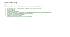 Desktop Screenshot of folx.org